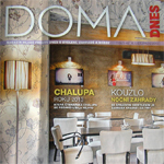 časopis Doma - článek o designových tapetách WA1
